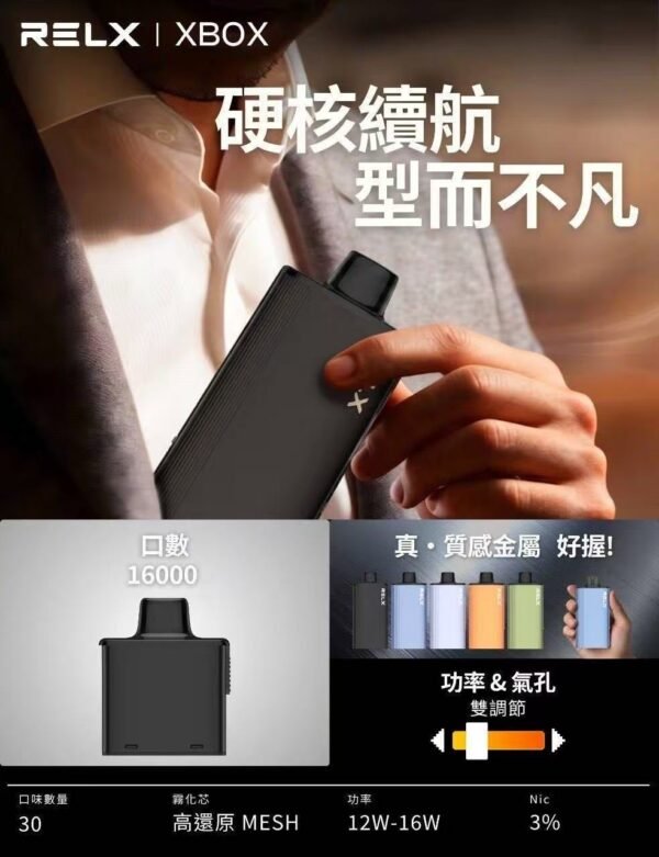 RELX悦刻X-BOX🥚 16000口超耐抽！ 【买三颗送主机】【买四颗再送一颗】